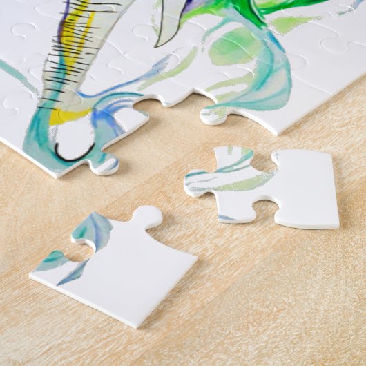 Elefantsonnenschein Puzzle (Seite)