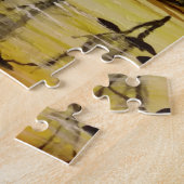 Elefantsonnenuntergang Puzzle (Seite)