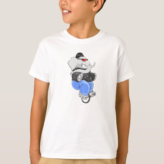 ElefantUnicycle T-Shirt (Vorderseite)