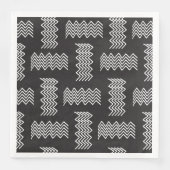 Elegan moderne Papierserviette (Vorderseite)