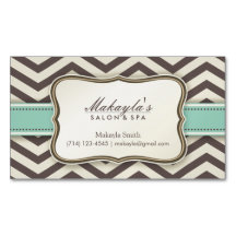 Elegan modernes braunes Chevron-Muster, Grün und B