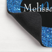 Elegan-Schrift auf Black Mouse Pad Mousepad (Ecke)