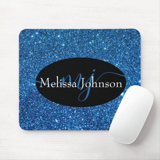 Elegan-Schrift auf Black Mouse Pad Mousepad (Mit Mouse)