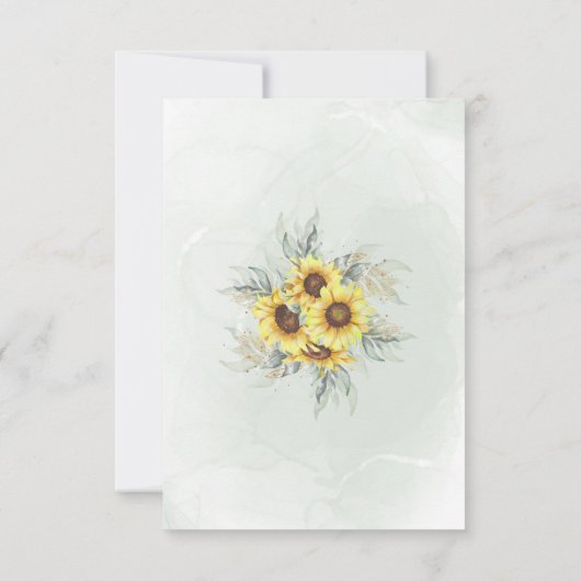 Elegan Watercolor Brautparty Dankeskarte