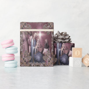 Elegana A King ist Geborenes Baby Jesus Weihnachte Geschenkpapier