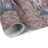 Elegana A King ist Geborenes Baby Jesus Weihnachte Geschenkpapier (Rolleneckpunkt)