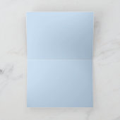 Eleganbe sein, mein etwas Blue Chic Wavy Handgesch Karte (Innenseite)