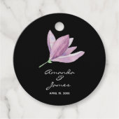 EleganBlack Danke, Florin Geschenkanhänger (Vorderseite)