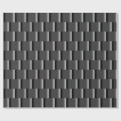 EleganBlack to Grey ombre groß Abstrakt Geschenkpapier (Flach)