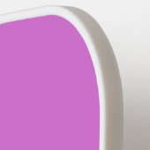 EleganBold Mit Monogramm Initial Orchid Lila Pickleball Schläger (Linke Seite)