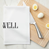 EleganBold Personalisierter Familienname Geschirrtuch (Viertel Falte)