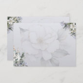 Elegance Basic Blank Recipe Card Begleitkarte (Vorne/Hinten)