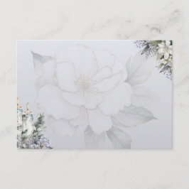 Elegance Basic Blank Recipe Card Begleitkarte