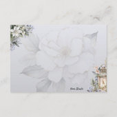 Elegance Basic Blank Recipe Card Begleitkarte (Rückseite)