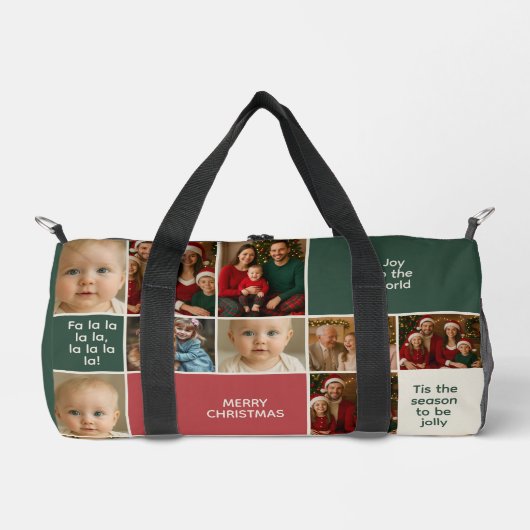 elegance big many images collage Christmas new wed Duffle Bag (Vorderseite)