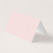 Elegance Black Bow Bridal Shower Thank You Card (Rückseite)