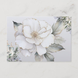 Elegance Blank Recipe Card Begleitkarte