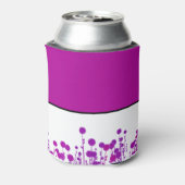 Elegance Blooms: Personalisiertes Monogramm Dosenkühler (Kanne Rückseite)