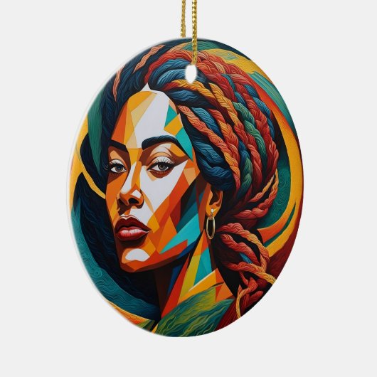 Elegance-Charme Keramik Ornament (Rechts)