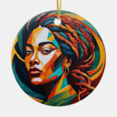 Elegance-Charme Keramik Ornament (Vorne)