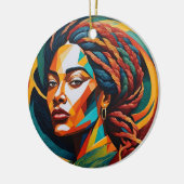 Elegance-Charme Keramik Ornament (Links)