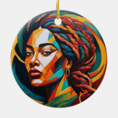 Elegance-Charme Keramik Ornament (Hinten)