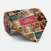 elegance christmas dad gift fun holiday photo krawatte (Gerollt)