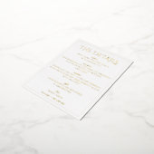 Elegance Classic Text basiert Folien Feiertagspostkarte (Gedreht)