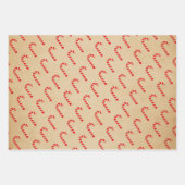 Elegance Custom Merry Weihnachts-Weihnachtsmuster Geschenkpapier Set (Vorderseite 3)