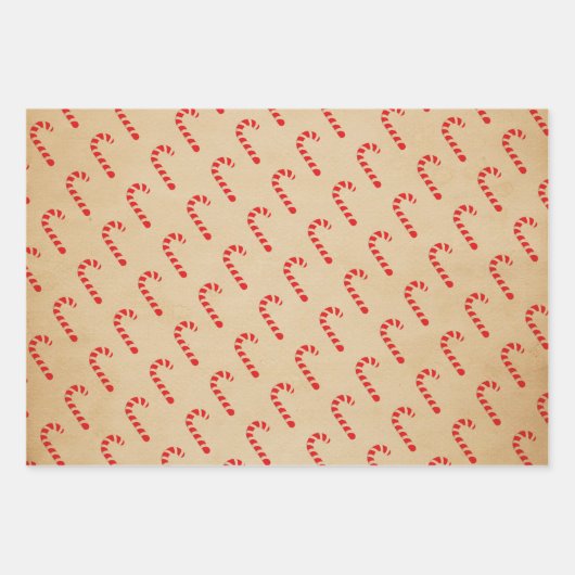 Elegance Custom Merry Weihnachts-Weihnachtsmuster Geschenkpapier Set (Vorderseite 3)