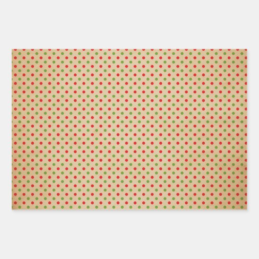 Elegance Custom Merry Weihnachts-Weihnachtsmuster Geschenkpapier Set (Vorderseite 2)