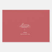 Elegance Custom Merry Weihnachts-Weihnachtsmuster Geschenkpapier Set (Vorderseite)