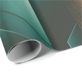 Elegance Dark Geometric Muster Geschenkpapier (Rolleneckpunkt)