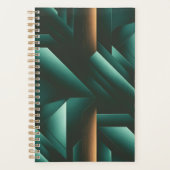 Elegance Dark Geometric Muster Planer (Vorderseite)