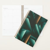 Elegance Dark Geometric Muster Planer (Anzeige)