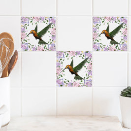 Elegance der Natur: Hummingbird-Flug Fliese