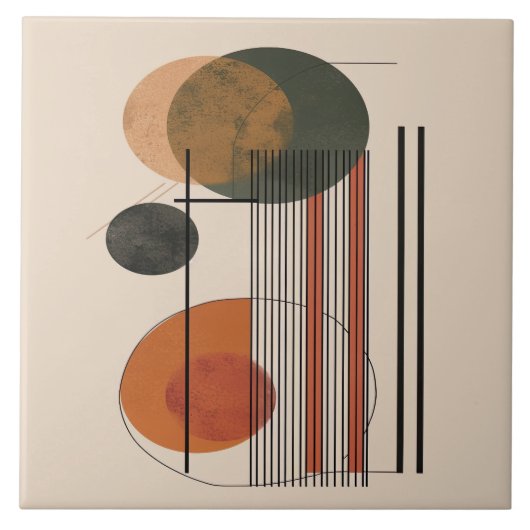 Elegance Einfachheit Geometrische Meisterschaft Mi Fliese (Vorderseite)