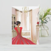 Elegance Einladung (Stehend Vorderseite)