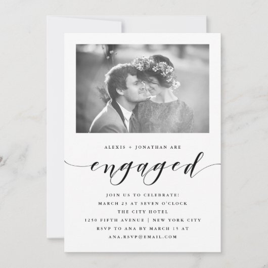 Elegance | Einladung der Interessengruppe mit Foto (Vorderseite)