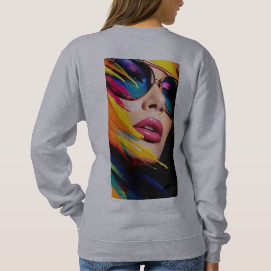 Elegance Emboded" Sweatshirt (Rückseite)