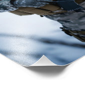 "Elegance Entheiled Poster" Fotodruck (Ecke)