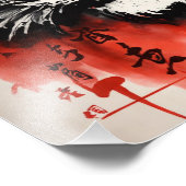 "Elegance Entheiled Poster" Fotodruck (Ecke)