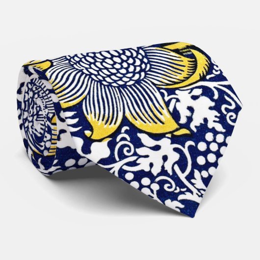 Elegance enthüllt - William Morris's Kennet Krawatte (Gerollt)