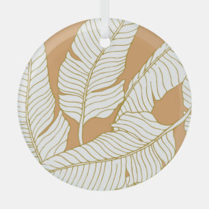 Elegance Floral: Abstraktes Muster Hintergrund. Ornament Aus Glas