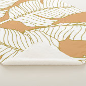 Elegance Floral: Abstraktes Muster Hintergrund. Sherpadecke (3/4)