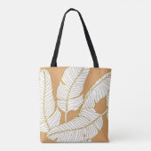 Elegance Floral: Abstraktes Muster Hintergrund. Tasche (Rückseite)