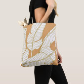 Elegance Floral: Abstraktes Muster Hintergrund. Tasche (Von Nahem)