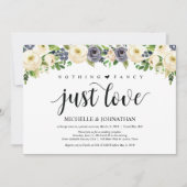 Elegance Florenz Elopement Empfang Einladung (Vorderseite)