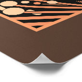 Elegance-Flug: Ein Schmetterling im Jugendstil Poster (Ecke)