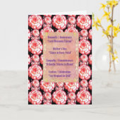 Elegance Framed in Bloom Karte (Gelbe Blume)